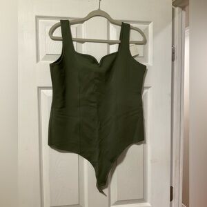 Olive Green women bodysuit